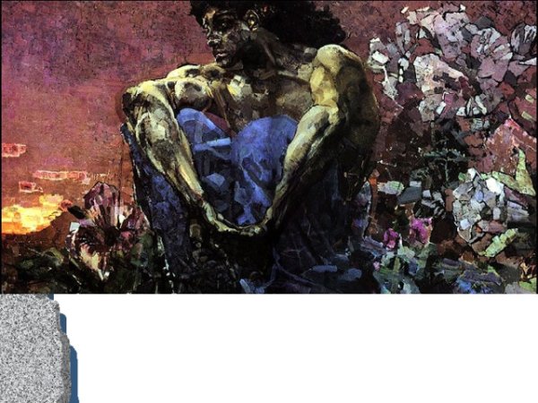 Михаил Врубель картины демон сидящий