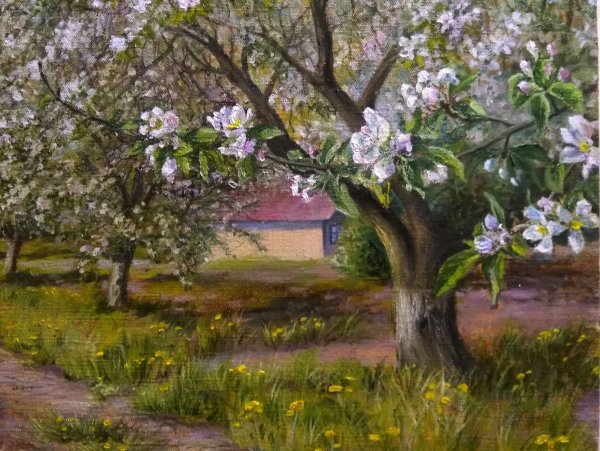 Весна живопись