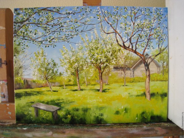 Исаак Левитан Яблоневый сад