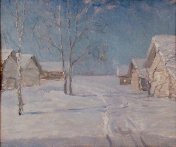 Витольд Каэтанович Бялыницкий-Бируля зима