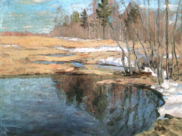 Витольд Каэтанович Бялыницкий-Бируля ранняя Весна