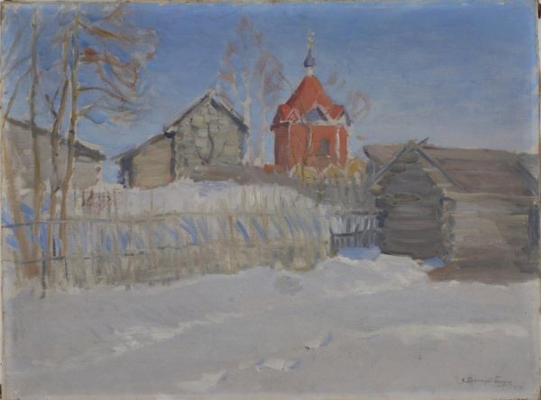 Картина в. к. Балыницкого-Бируля «изумруд весны