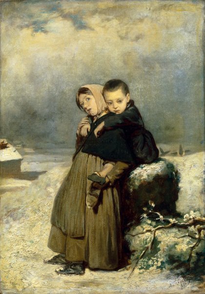 "Сельский крёстный ход на Пасхе" (Василий Перов), 1861