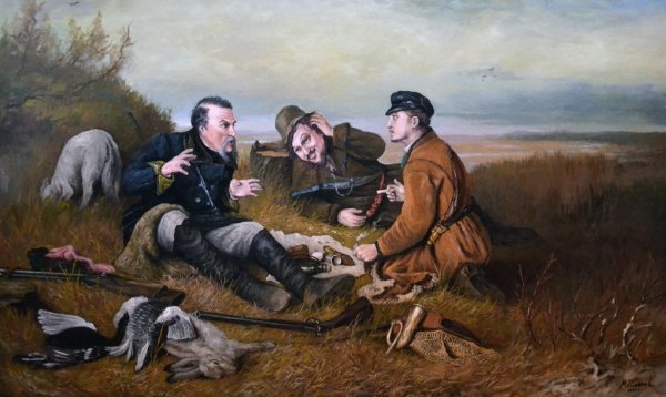 В. Г. Перов. Проводы покойника. 1865.