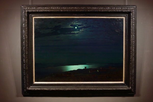 Куинджи Лунная ночь Третьяковская галерея