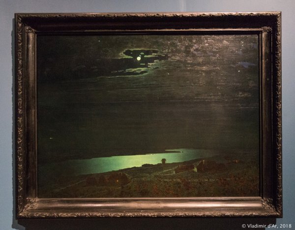 Куинджи Лунная ночь Третьяковская галерея