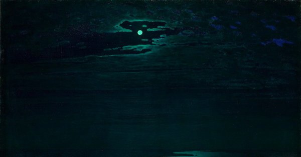 Обои Лунная ночь на Днепре Куинджи