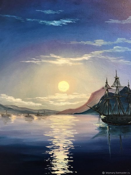 Айвазовский Лунная дорожка