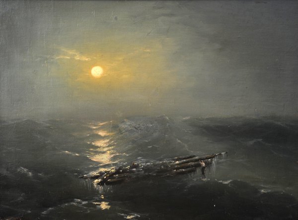 Иван Константинович Айвазовский Феодосия. Лунная ночь