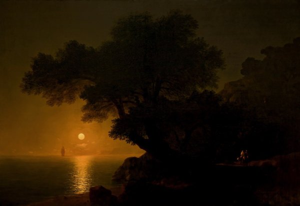 Иван Константинович Айвазовский(1817-1900)Лунная ночь