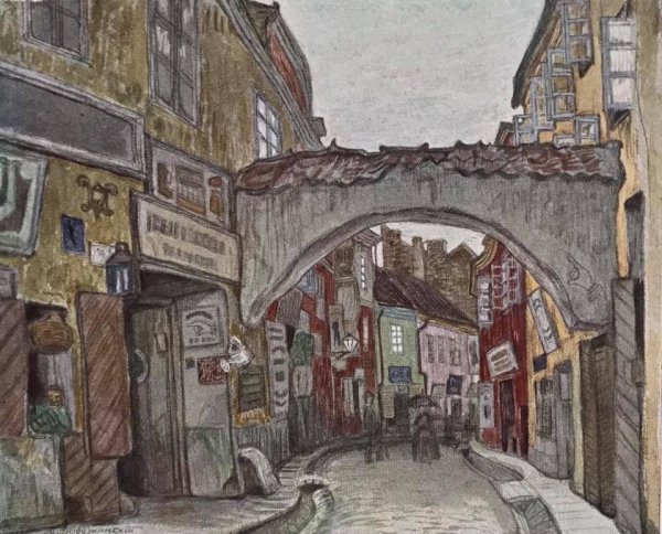 Мстислав Добужинский город