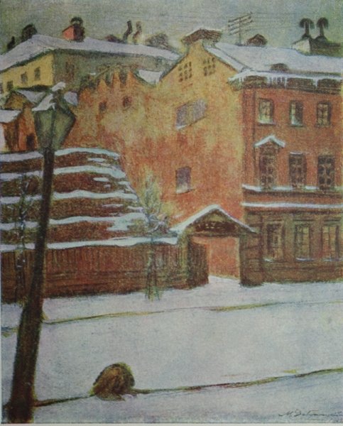 Добужинский Мстислав Валерианович зима