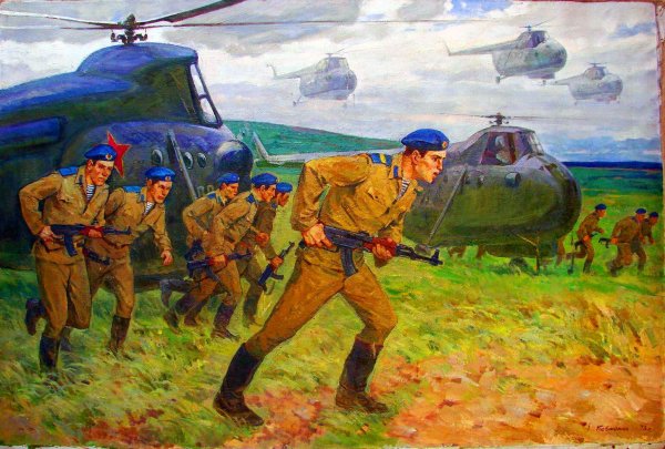 Советская армия живопись