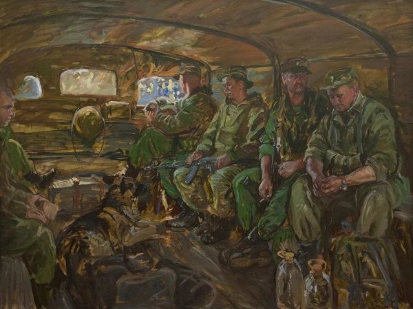 Максим Фаюстов живопись Донбасс