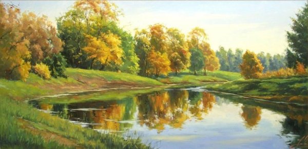 Художник Олег Ладыгин осень