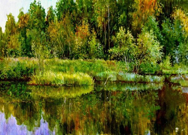 Картина ранняя осень