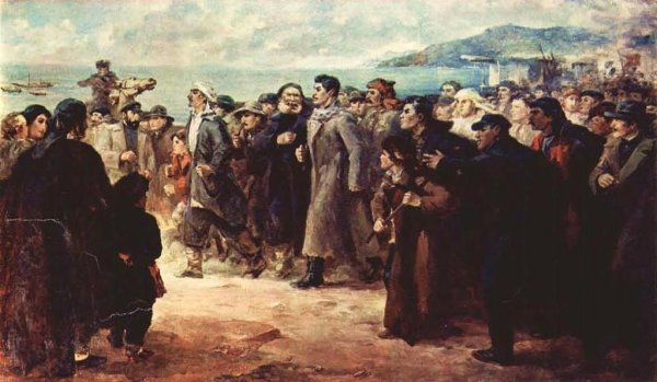 Константин Юон Первомайская демонстрация