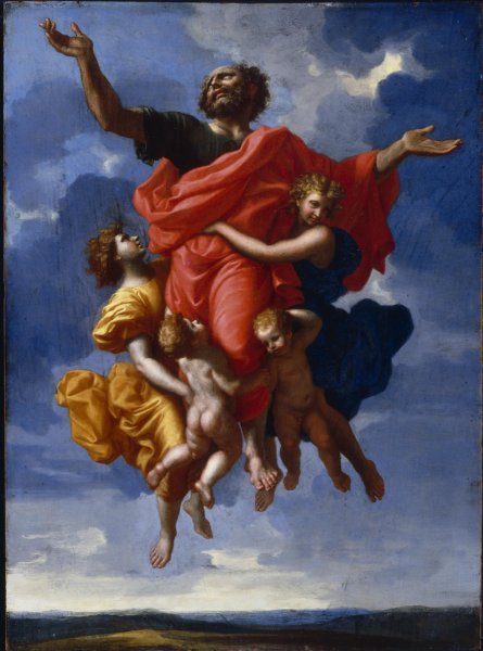 Пуссен Вознесение Святого Павла