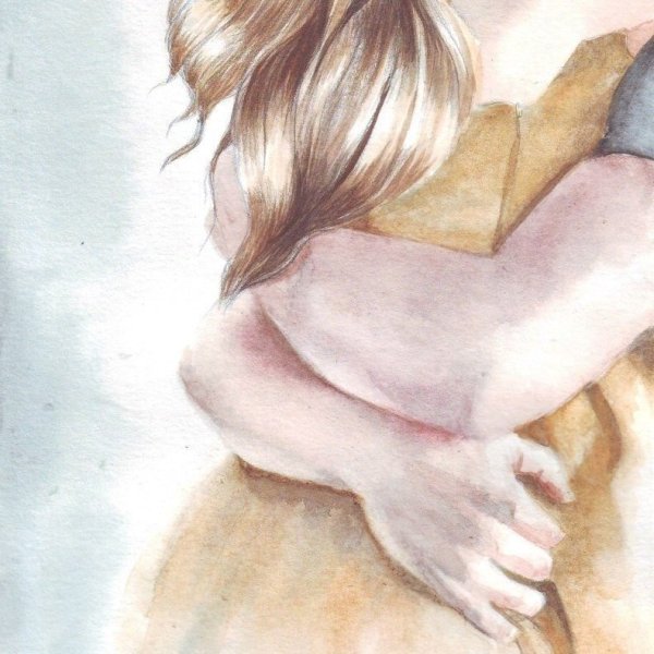 Объятия нарисованные