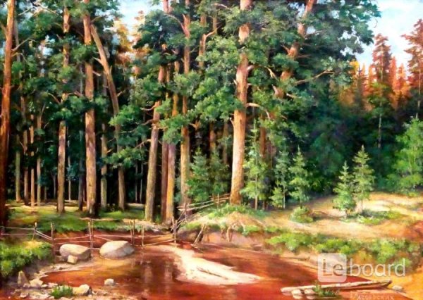 Шишкин Корабельная роща Третьяковка