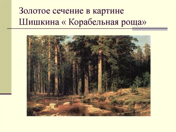 Сосновая роща Шишкин