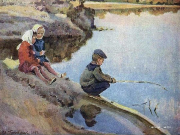 Сергей Григорьев картина Рыбачок