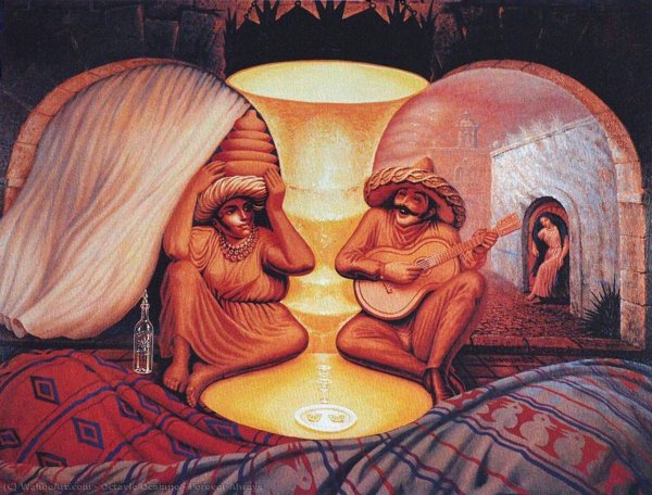 Октавио Окампо картины иллюзии