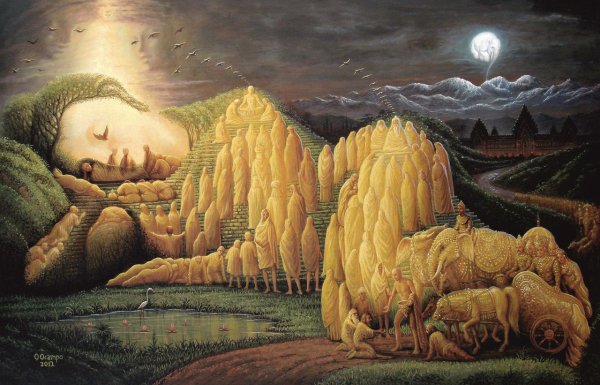 Художник оптических иллюзий Октавио Окампо