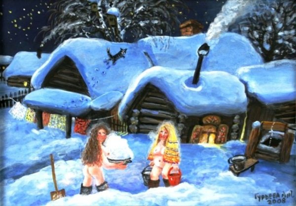 Гурьева Сажаева художник зима