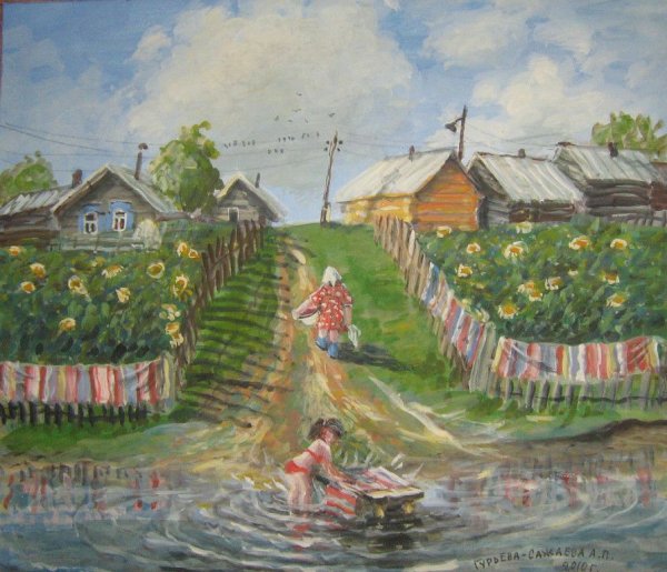 Александра Гурьева Сажаева художник