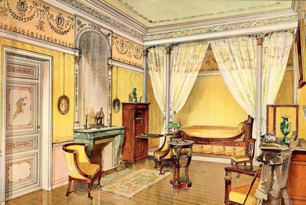 Стиль Ампир Франция 19 век интерьер