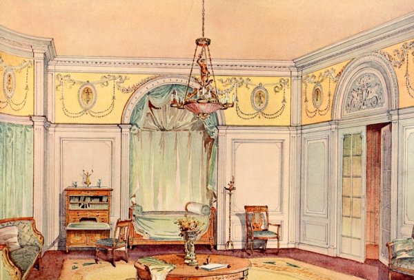 Усадьба в стиле Ампир 19 век интерьеры