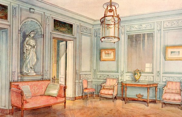 Интерьер рококо дворянской усадьбы 18 века в России