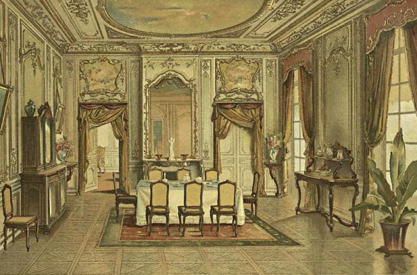 Интерьер стиль Людовика 15 рококо