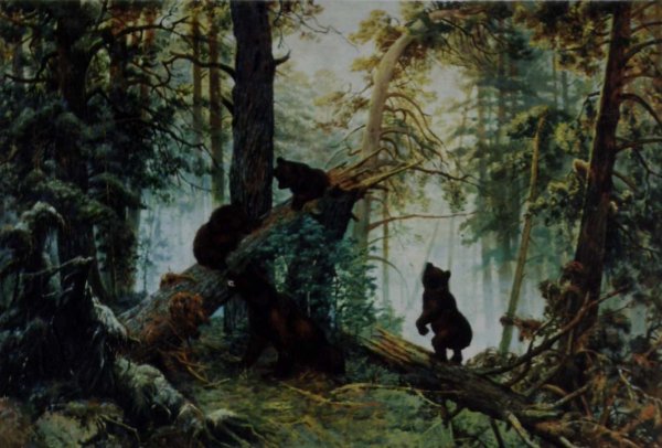 Эрмитаж Шишкин утро в Сосновом