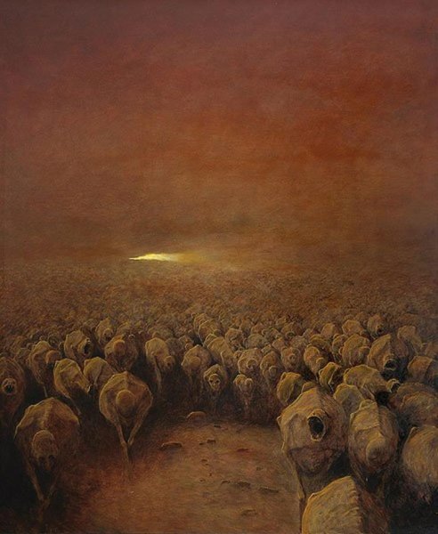 Художника Здзислава Бексиньского (Zdzisław Beksiński, 1929 - 2005)