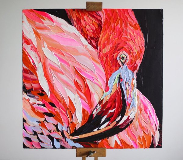 Цветы акрилом