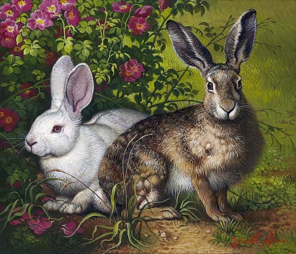 Мовчан художница Яна животные