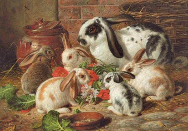 Домашние животные живопись