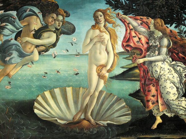 Сандро Боттичелли рождение Венеры 1485