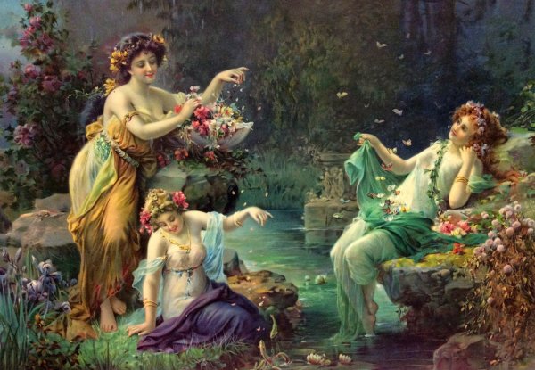 Ханс Зацка Лесные нимфы
