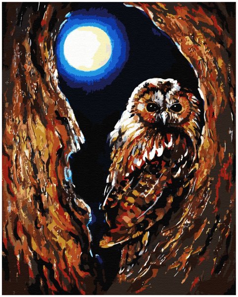 Сова в дупле