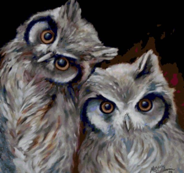 Две Совы живопись