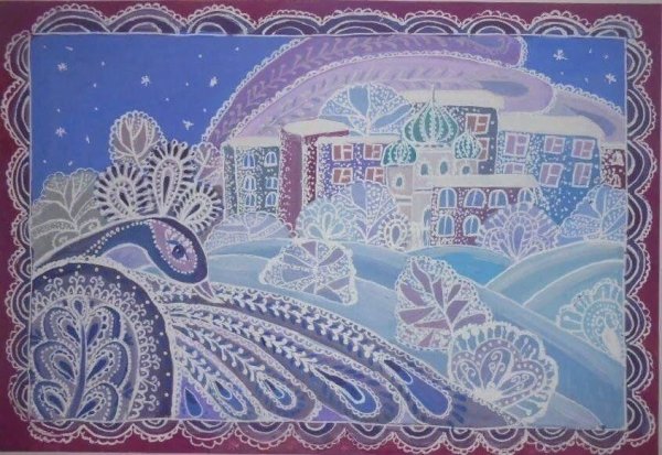 Заснеженная ветка