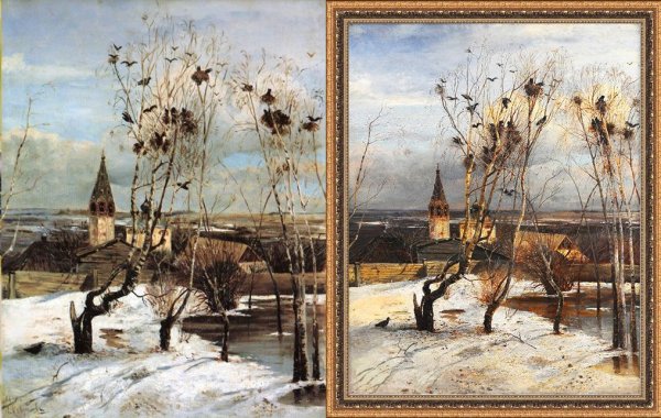 Алексей Кондратьевич Саврасов Грачи прилетели