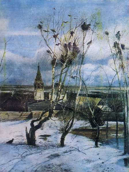 Саврасов Грачи прилетели оригинал