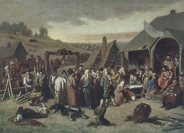 Василий Григорьевич Перов суд Пугачева