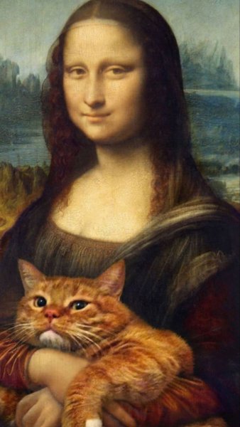 Мона Лиза фон картины