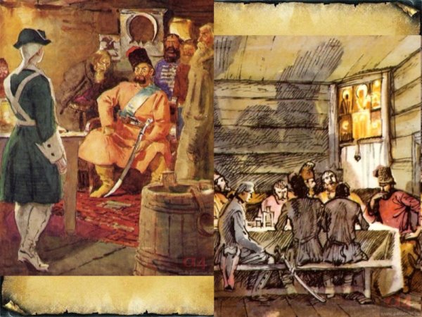 Суд Пугачева. Художник с. Герасимов