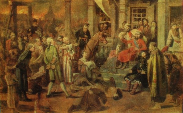 Пугачев в Юськах картина